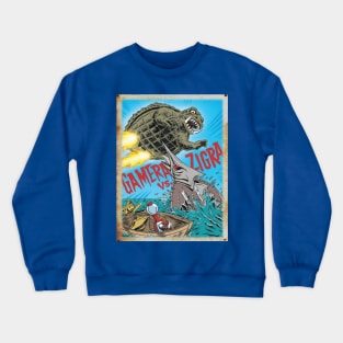 Mystery Science Rusty Barn Sign 3000 - Gamera vs Zigra Crewneck Sweatshirt